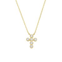 Collana Amen Donna Croci in Argento Zircone CLCRBOGBZ3 - CLCRBOGBZ3